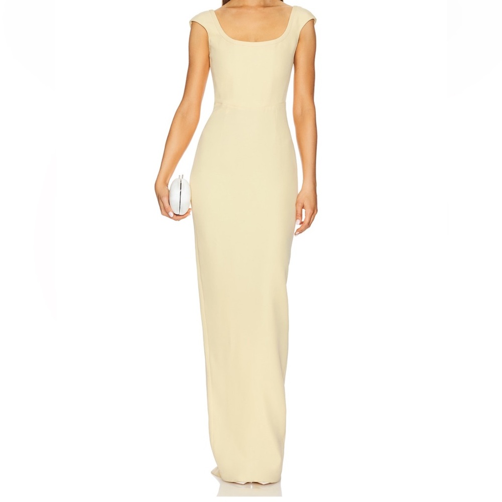 Sau Lee Brooke Column Gown
